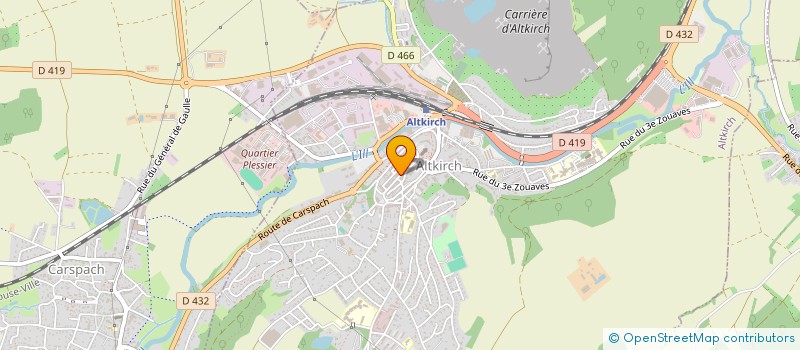 localisation de l'entreprise MONSIEUR RENE WILLEMANN à ALTKIRCH