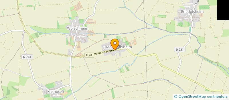 localisation de l'entreprise MONSIEUR RENE WILT  HAEGEN