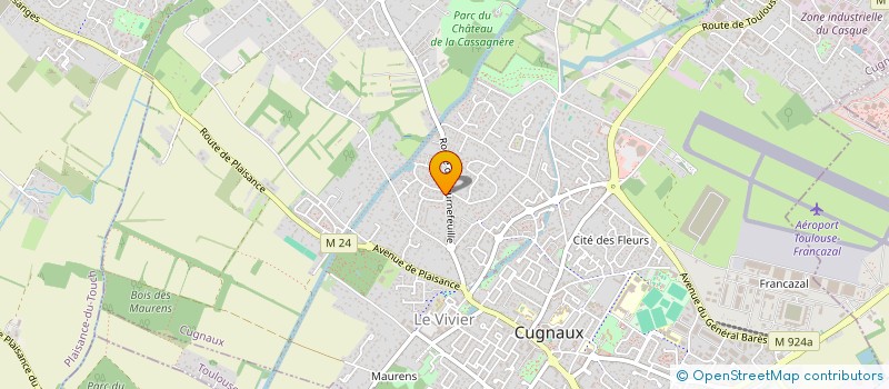 localisation de l'entreprise MONSIEUR RENE ZIGLER  CUGNAUX