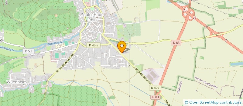 localisation de l'entreprise MONSIEUR RENE ZIMPFER  SOULTZ-HAUT-RHIN