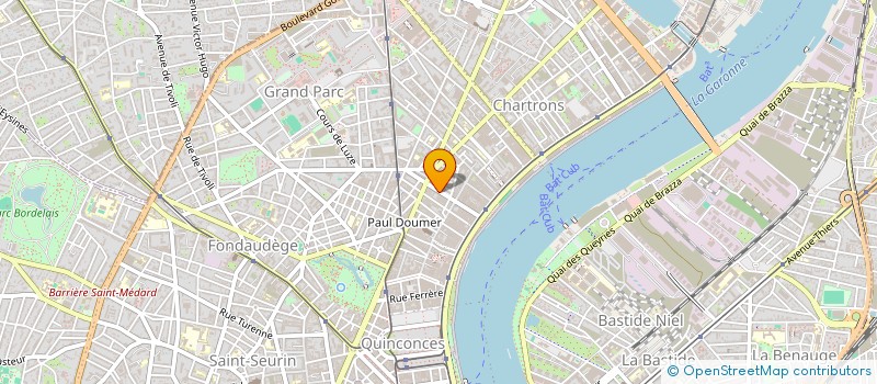 localisation de l'entreprise MONSIEUR RENE ZOCLI à BORDEAUX