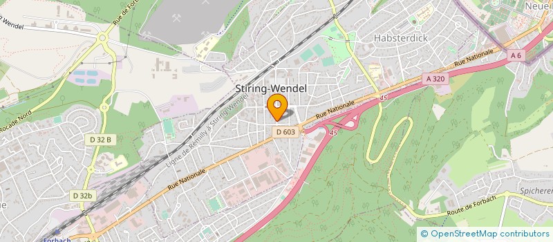 localisation de l'entreprise MONSIEUR RENI MAGLIOCCO  STIRING-WENDEL