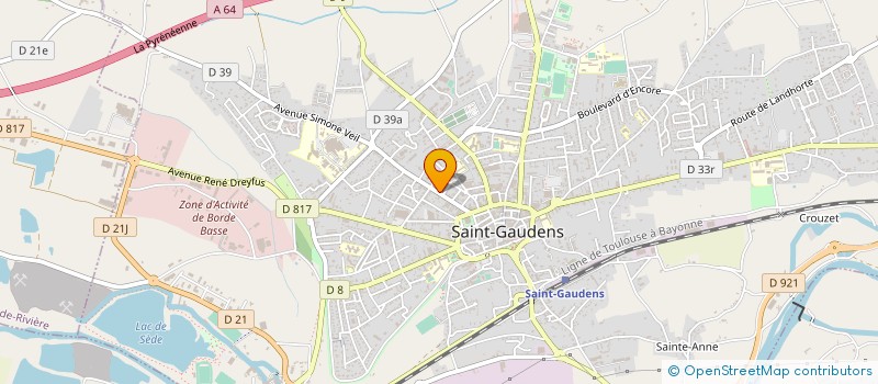 localisation de l'entreprise MONSIEUR RENIER SEMIDEY RAVELO à SAINT-GAUDENS