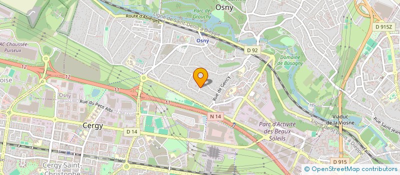 localisation de l'entreprise MONSIEUR RENIVALDO DE SOUZA SANTOS  OSNY