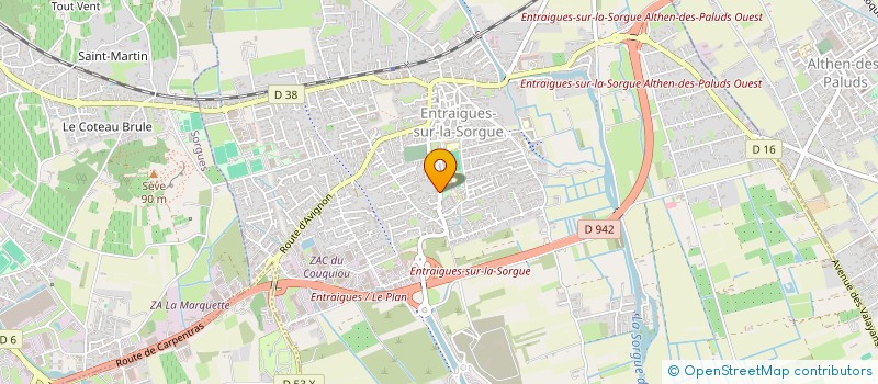 localisation de l'entreprise MONSIEUR RENJO PAVAN à ENTRAIGUES-SUR-LA-SORGUE