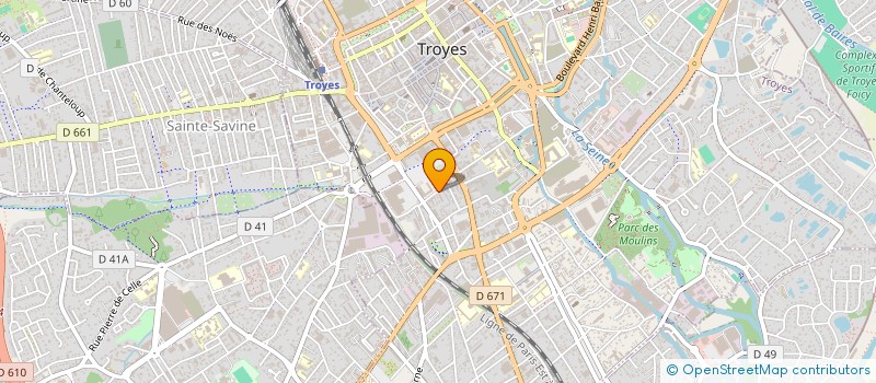 localisation de l'entreprise MONSIEUR RENNER PIERRE à TROYES