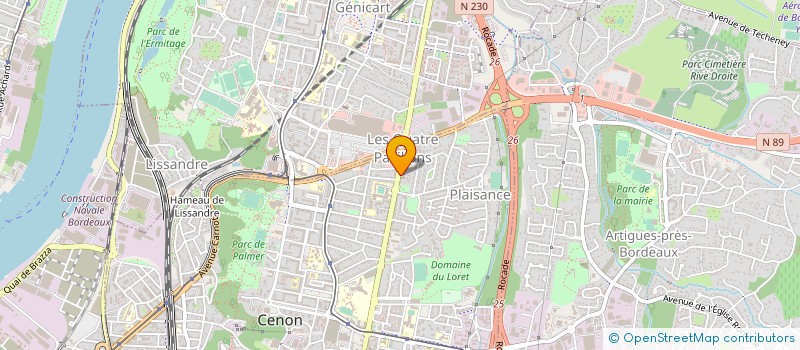 localisation de l'entreprise MONSIEUR RENO FERRONATO  CENON