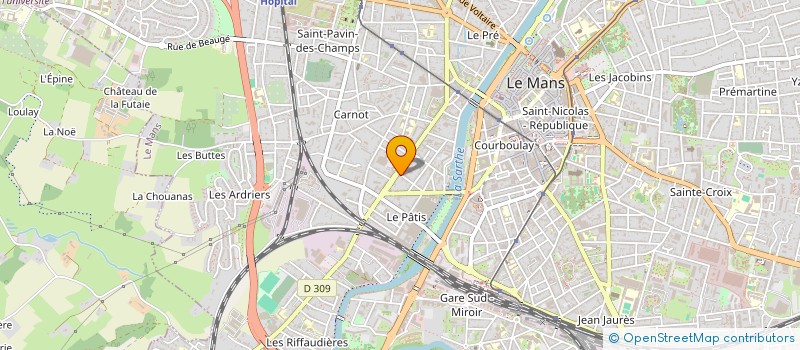 localisation de l'entreprise MONSIEUR RENO REBOURSIER  LE MANS