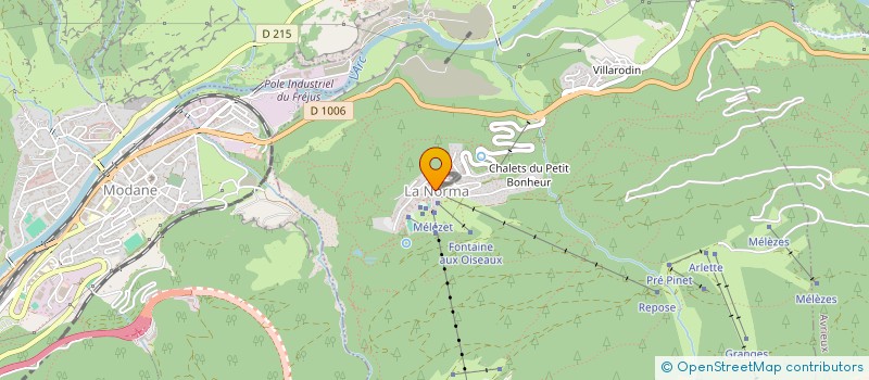 localisation de l'entreprise MONSIEUR RENZO FALCONE  VILLARODIN BOURGET