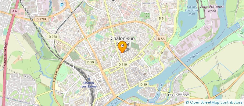 localisation de l'entreprise MONSIEUR RENZO POGGIOLI à CHALON-SUR-SAONE