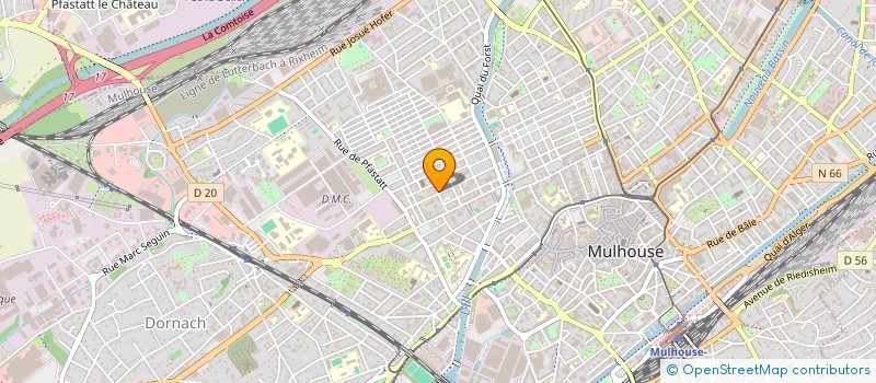 localisation de l'entreprise MONSIEUR RESHAD AKBARY  MULHOUSE