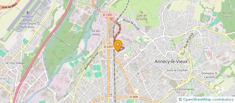 localisation de l'entreprise MONSIEUR RESIT BORAZE  ANNECY