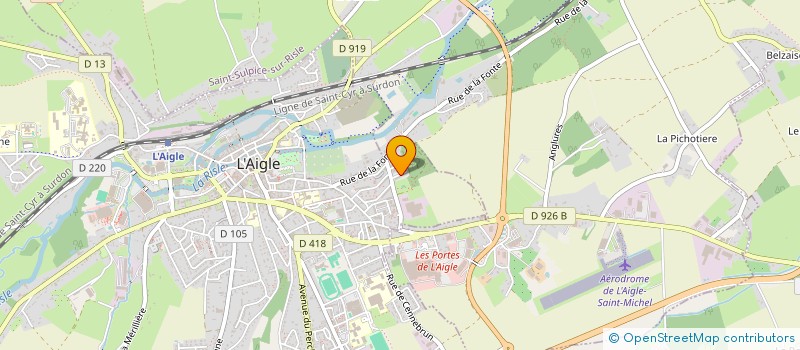 localisation de l'entreprise MONSIEUR RESIT MESECI à L'AIGLE