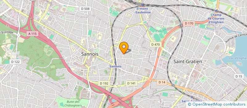 localisation de l'entreprise MONSIEUR RESPAUT MATHIEU  SANNOIS