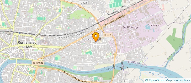 localisation de l'entreprise MONSIEUR RESUL MERCAN  ROMANS-SUR-ISERE