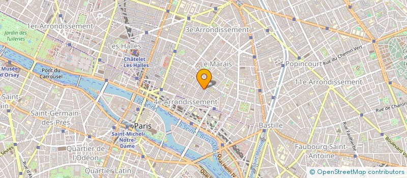 localisation de l'entreprise MONSIEUR REUBEN CHOURAKI  PARIS