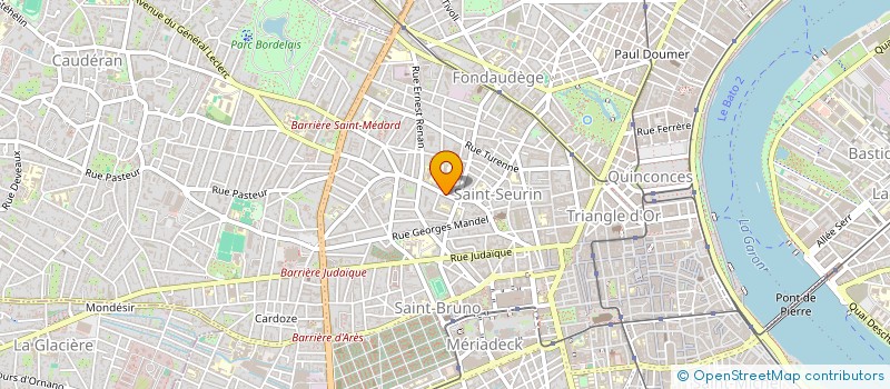 localisation de l'entreprise MONSIEUR REUBEN GOLDSTEIN  BORDEAUX