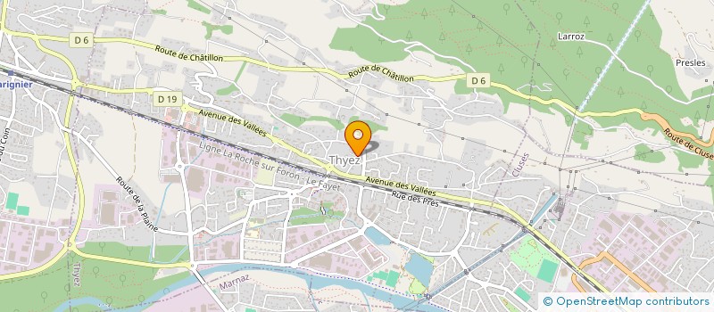 localisation de l'entreprise MONSIEUR REYADE YALAOUI  THYEZ