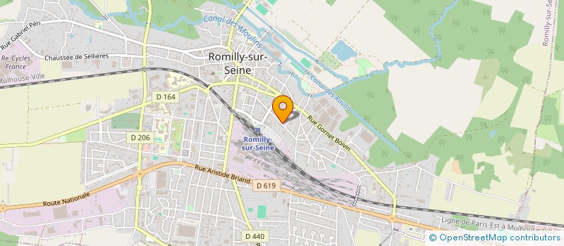 localisation de l'entreprise MONSIEUR REYAN BENICHE  ROMILLY-SUR-SEINE