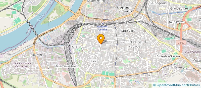 localisation de l'entreprise MONSIEUR REYANE GAUTHIER  AVIGNON