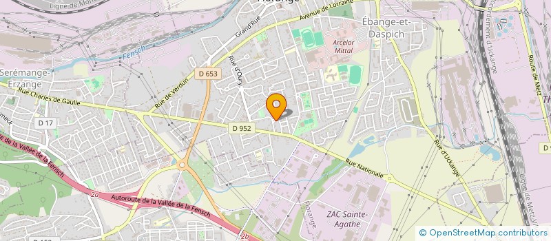 localisation de l'entreprise MONSIEUR REYANE OUZZANI  FLORANGE