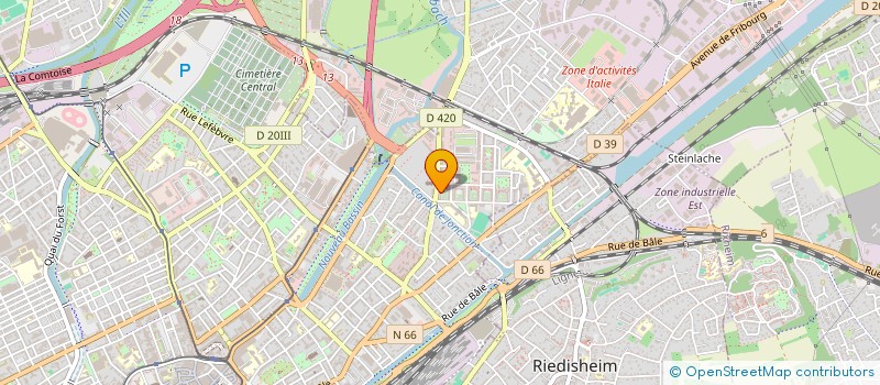 localisation de l'entreprise MONSIEUR REYAZUDDIN MUSLEH  MULHOUSE