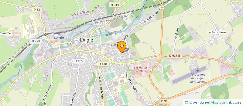 localisation de l'entreprise MONSIEUR REYHAN NUMAN à L'AIGLE