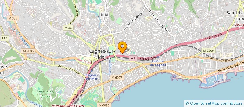 localisation de l'entreprise MONSIEUR REYNAL DE-BRUIN à CAGNES-SUR-MER