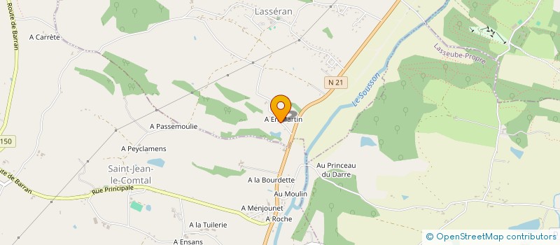 localisation de l'entreprise MONSIEUR REYNALD ANDRE à LASSERAN