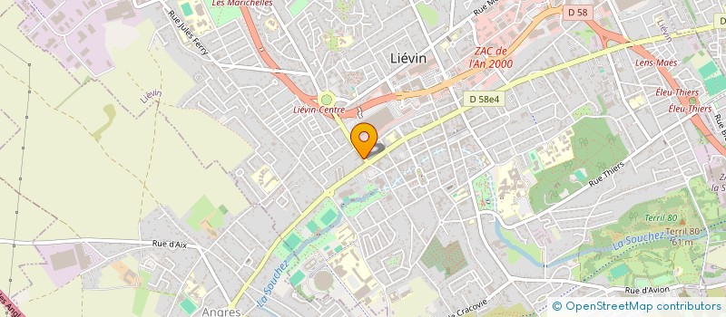 localisation de l'entreprise MONSIEUR REYNALD BEN ALI à LIEVIN