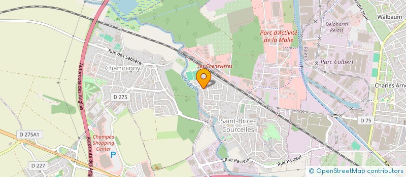 localisation de l'entreprise MONSIEUR REYNALD BILLY  SAINT-BRICE-COURCELLES