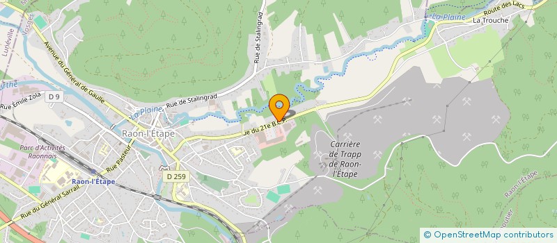 localisation de l'entreprise MONSIEUR REYNALD BOUDRY à RAON-L'ETAPE