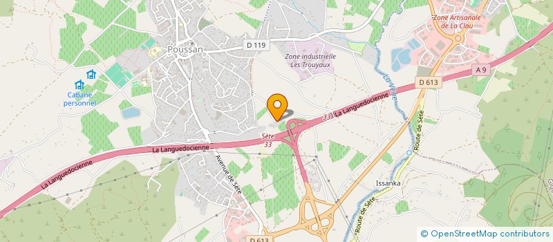 localisation de l'entreprise MONSIEUR REYNALD CENCI  POUSSAN