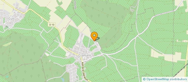 localisation de l'entreprise MONSIEUR REYNALD CERCILLIEUX à CRAMANT