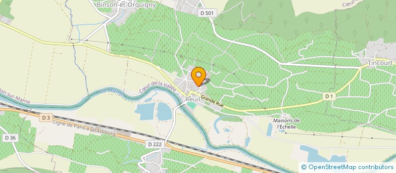 localisation de l'entreprise MONSIEUR REYNALD CHATEAU  COEUR-DE-LA-VALLEE