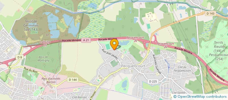 localisation de l'entreprise MONSIEUR REYNALD DANEL  PECQUENCOURT