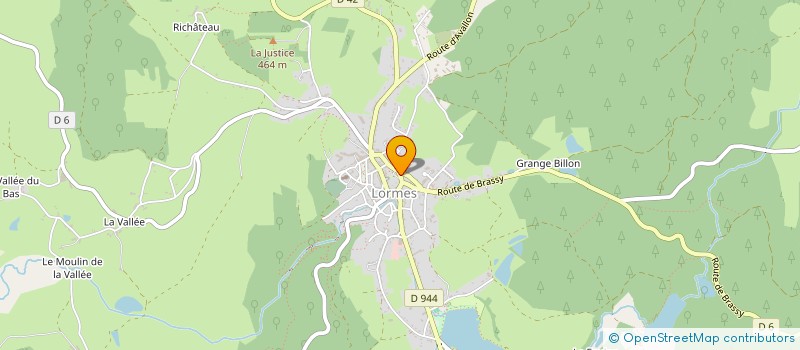 localisation de l'entreprise MONSIEUR REYNALD DRAUX  LORMES