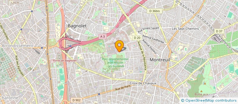 localisation de l'entreprise MONSIEUR REYNALD FLECHAUX à MONTREUIL