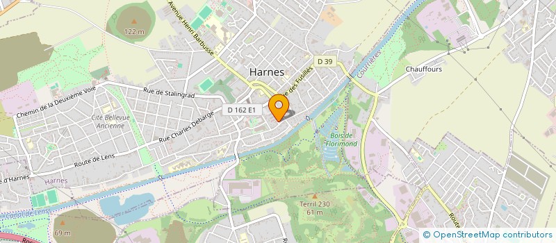 localisation de l'entreprise MONSIEUR REYNALD GALLET  HARNES