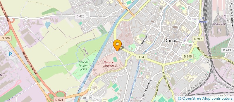 localisation de l'entreprise MONSIEUR REYNALD GERBINO  DOUAI