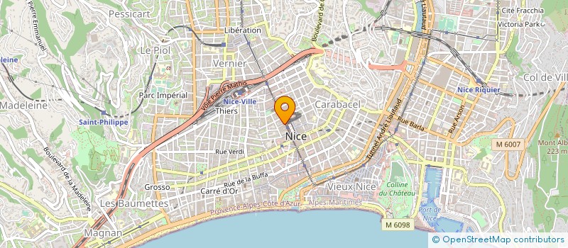 localisation de l'entreprise MONSIEUR REYNALD GUILLAUME à NICE