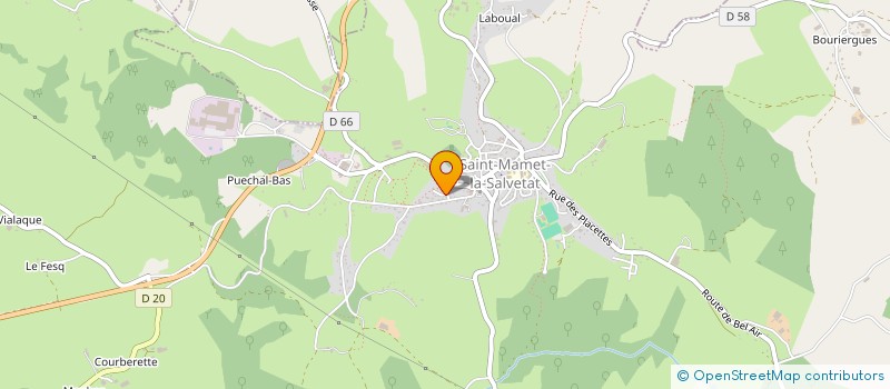 localisation de l'entreprise MONSIEUR REYNALD HOORELBECK à SAINT-MAMET-LA-SALVETAT