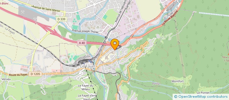 localisation de l'entreprise MONSIEUR REYNALD LACHEVRE  PASSY