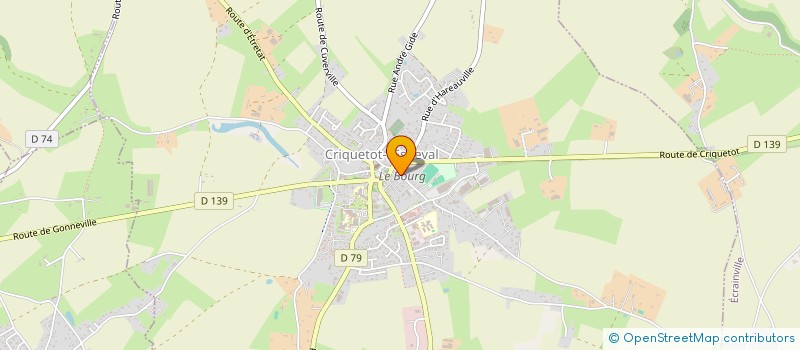 localisation de l'entreprise MONSIEUR REYNALD LE MERCIER  CRIQUETOT-L'ESNEVAL