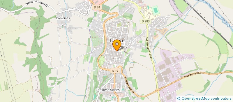 localisation de l'entreprise MONSIEUR REYNALD MANDIN à LANGRES