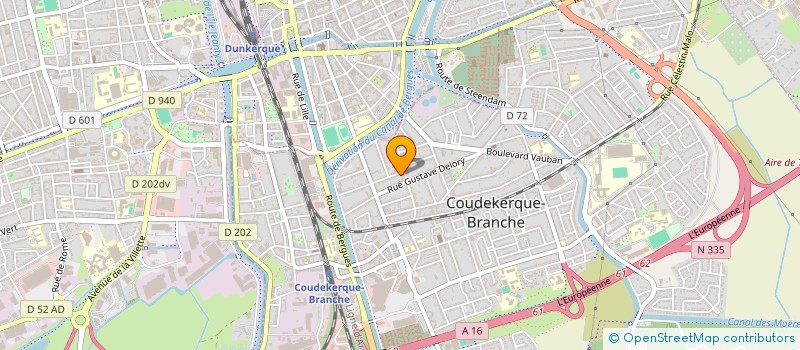 localisation de l'entreprise MONSIEUR REYNALD MARTEEL  COUDEKERQUE-BRANCHE