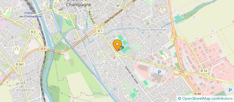 localisation de l'entreprise MONSIEUR REYNALD MEOZZI  CHALONS-EN-CHAMPAGNE