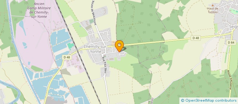 localisation de l'entreprise MONSIEUR REYNALD MULLER  CHEMILLY-SUR-YONNE