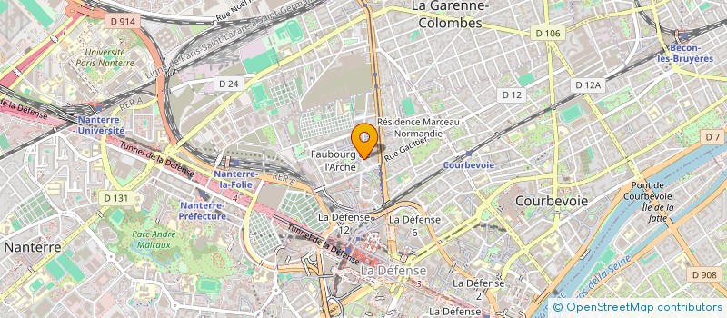 localisation de l'entreprise MONSIEUR REYNALD NICOD à COURBEVOIE