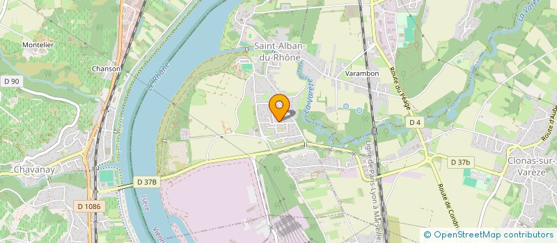 localisation de l'entreprise MONSIEUR REYNALD PONCEAU  SAINT-ALBAN-DU-RHONE